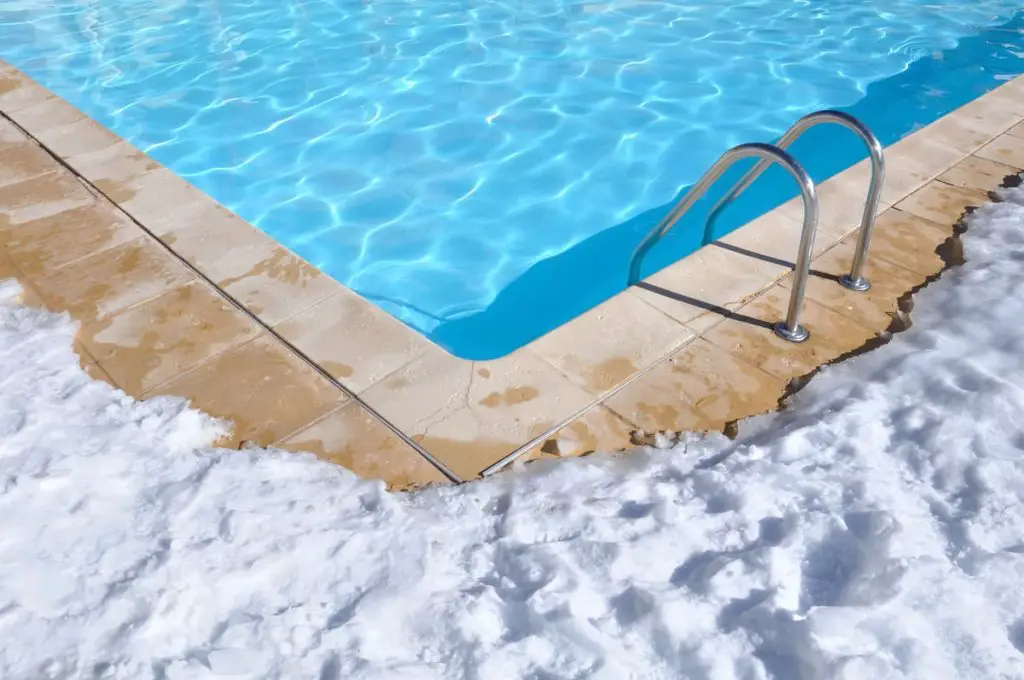 Winterizing your saltwater pool is still necessary, as the salt doesn't provide protection against extreme temperatures.