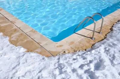 Saltwater pools need to be winterized as the salt levels aren't high enough to provide protection against extreme temperatures.