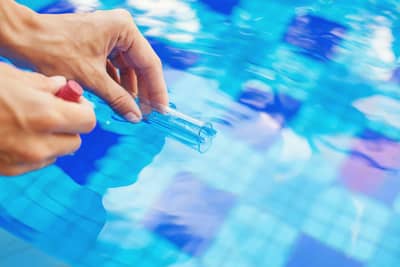 Chemicals keep pools safe and clean