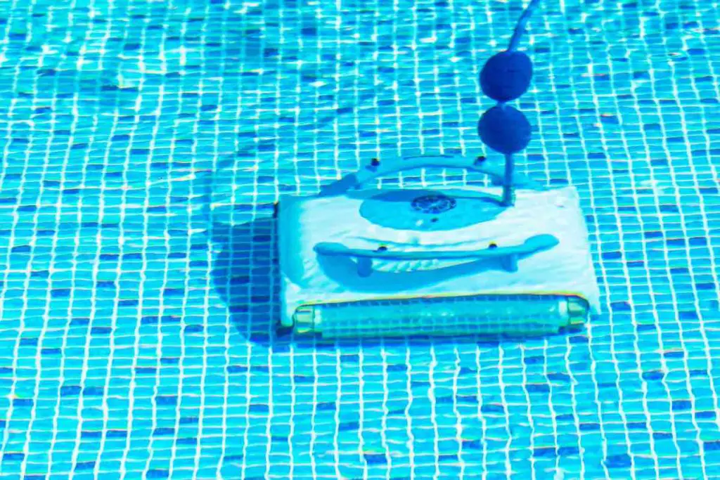 Cleaning the pool bottom with an underwater vacuum cleaner is a great way to keep your pool clean